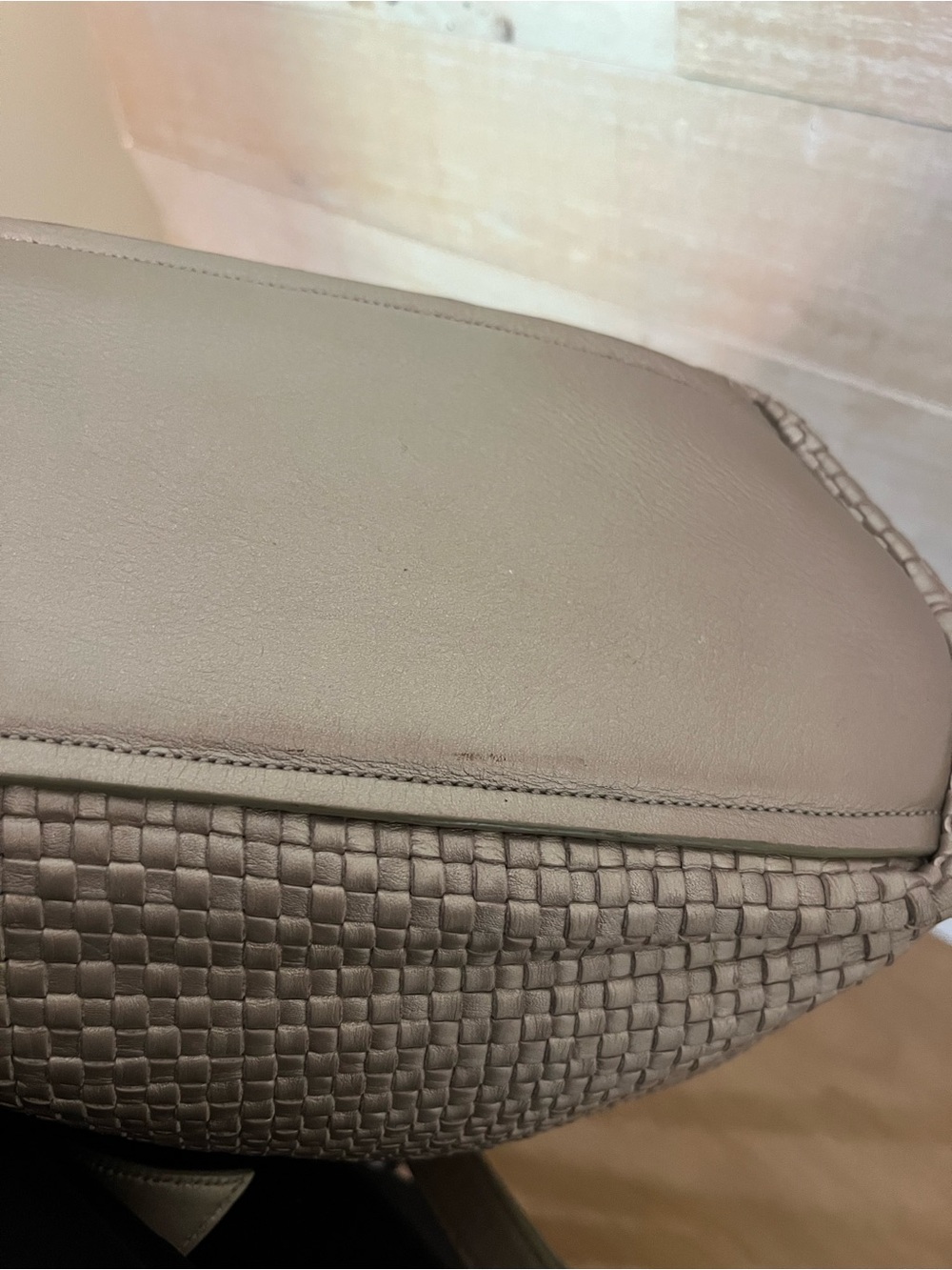 Cole Haan Metallic Woven Tote in Light Pewter - Picture 10 of 11